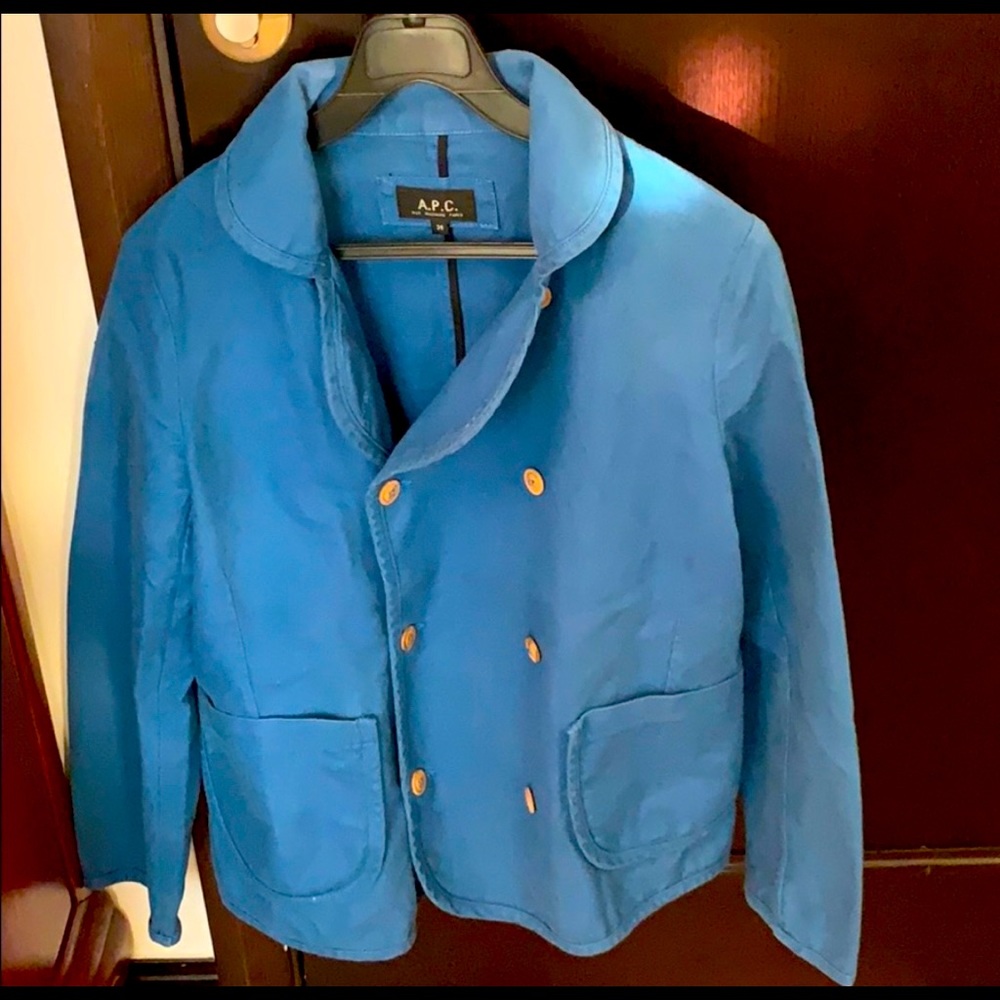 APC blue jacket